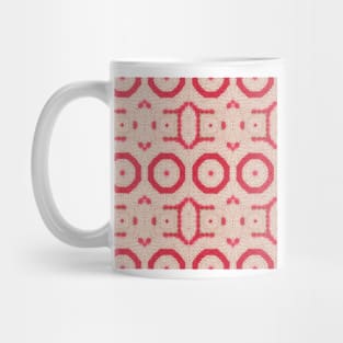 Faux Woven Mandala Pattern Mug